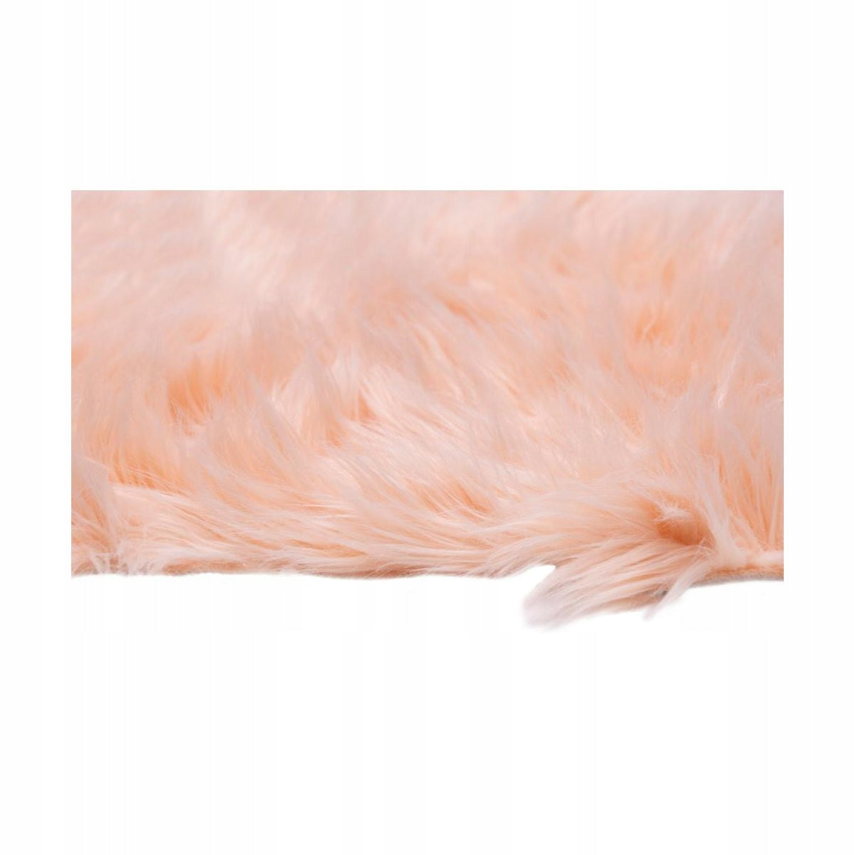 Rug decorative carpet artificial sheepskin soft 100 x 68 PINK LARGE Manufacturer code 2565520