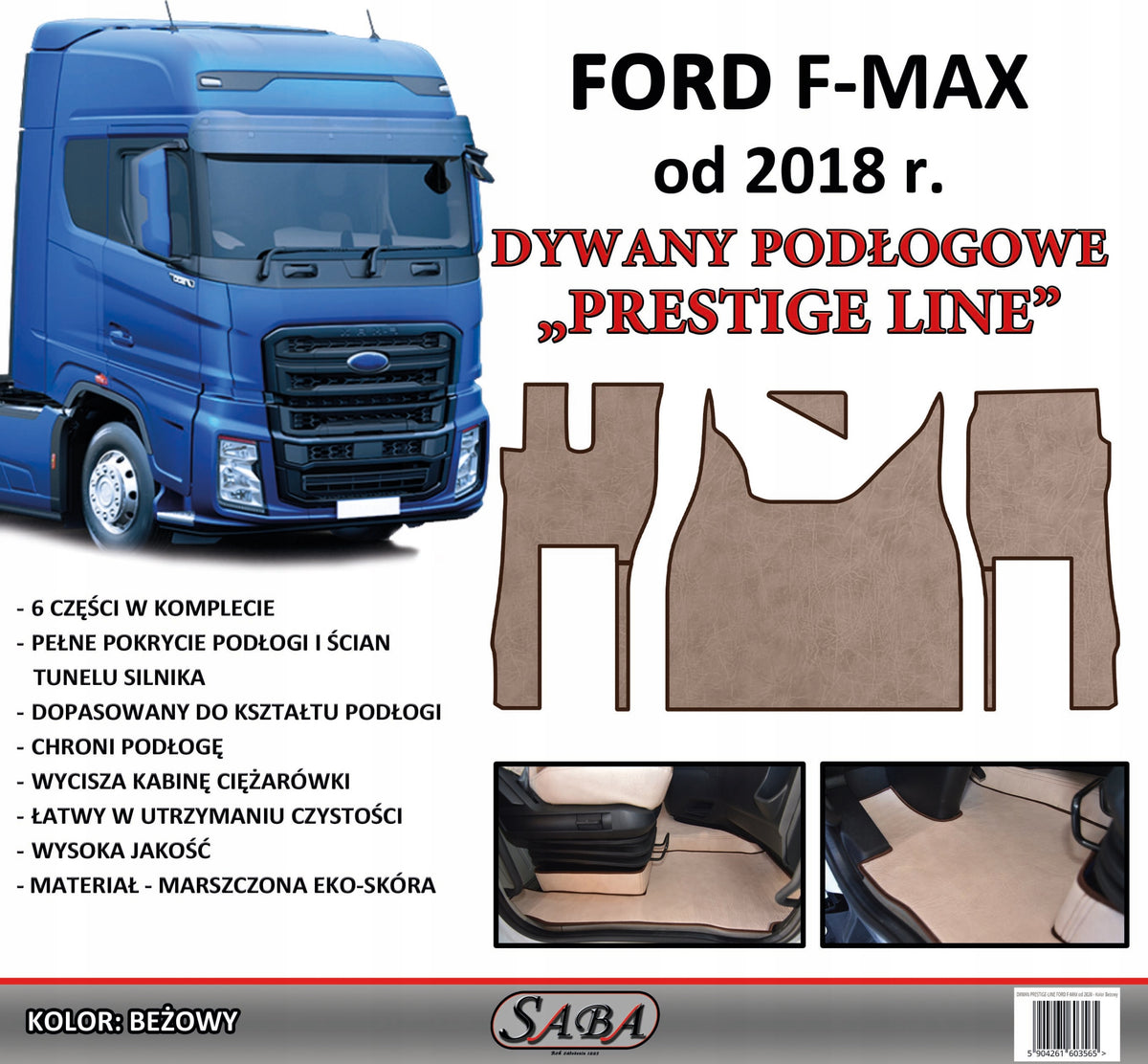 Rugs PRESTIGE LINE FORD F-MAX from 2018 Manufacturer Saba