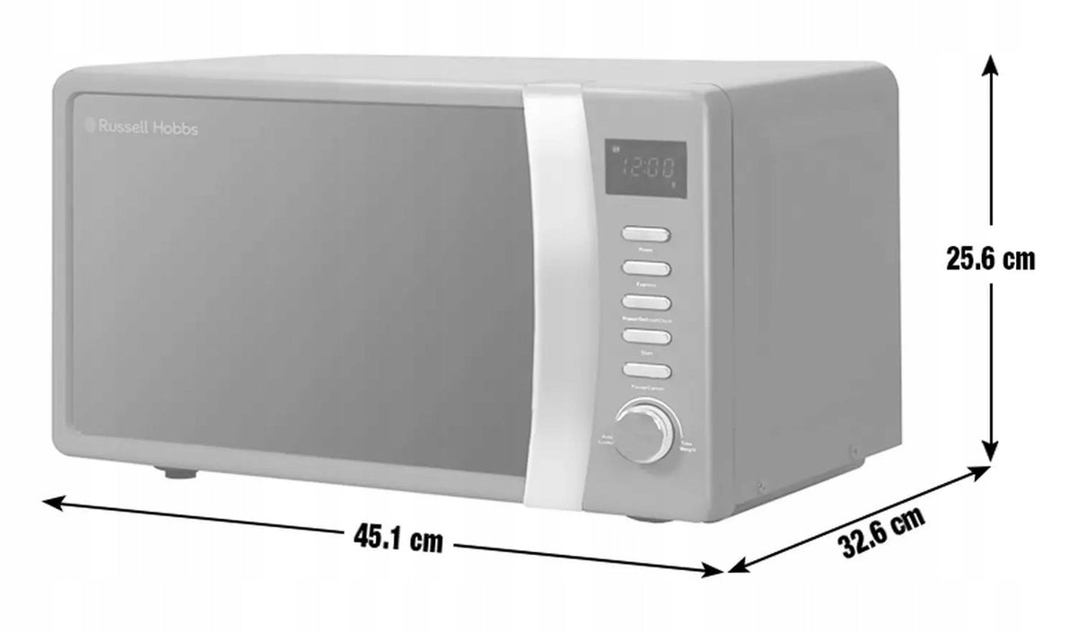 Russell Hobbs 17L Freestanding Microwave Oven Packaging status original