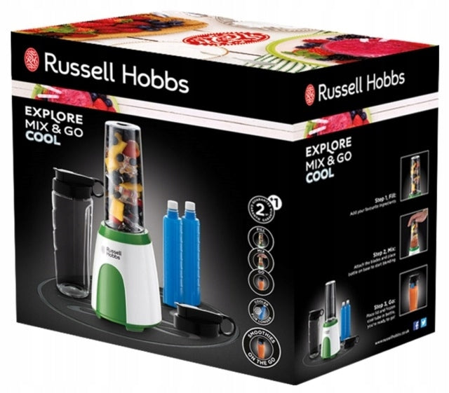 Russell Hobbs 25160-56 blender Mix & Go Explore Cool ice crushing Packaging status original