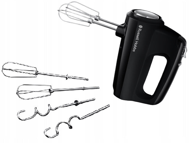 Russell Hobbs hand mixer Matte beaters hooks working modes + TURBO
