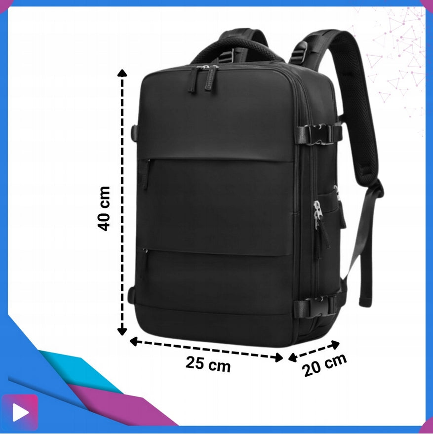 Ryanair Wizzair Backpack Hand Luggage 40x25x20 Compact Manufacturer code AS1102 Rayaner Wizair
