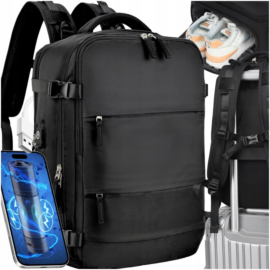 Ryanair Wizzair Backpack Hand Luggage 40x25x20 Compact