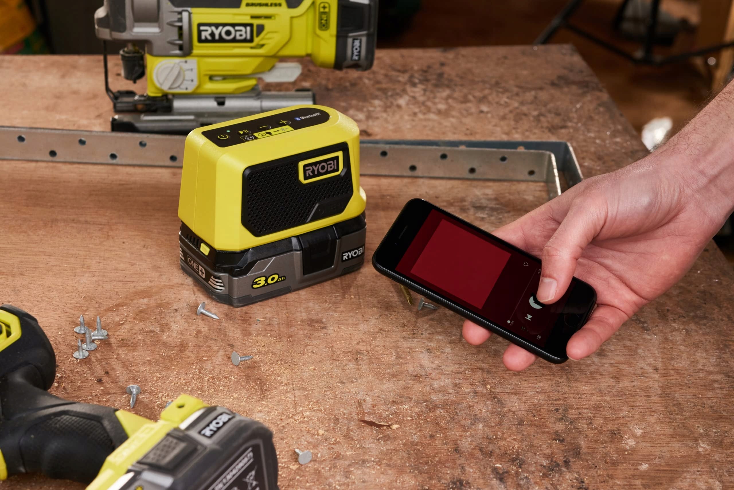 Ryobi RBTM18-0 18V ONE+ Bluetooth speaker wireless mini Series ONE+