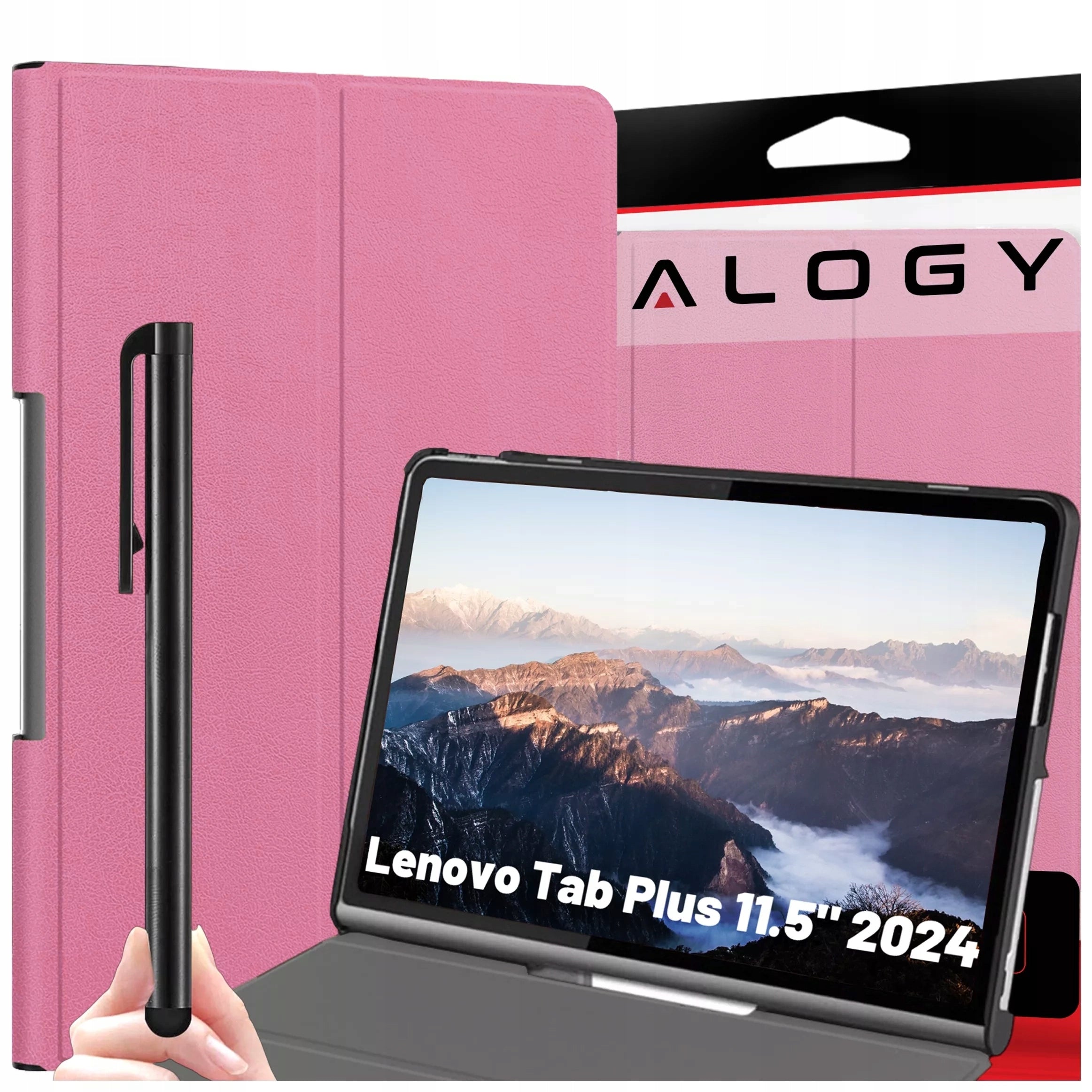 +Rysik Case Cover for Lenovo Tab Plus TB351FU 11.5 2024 PINK Packaging status original