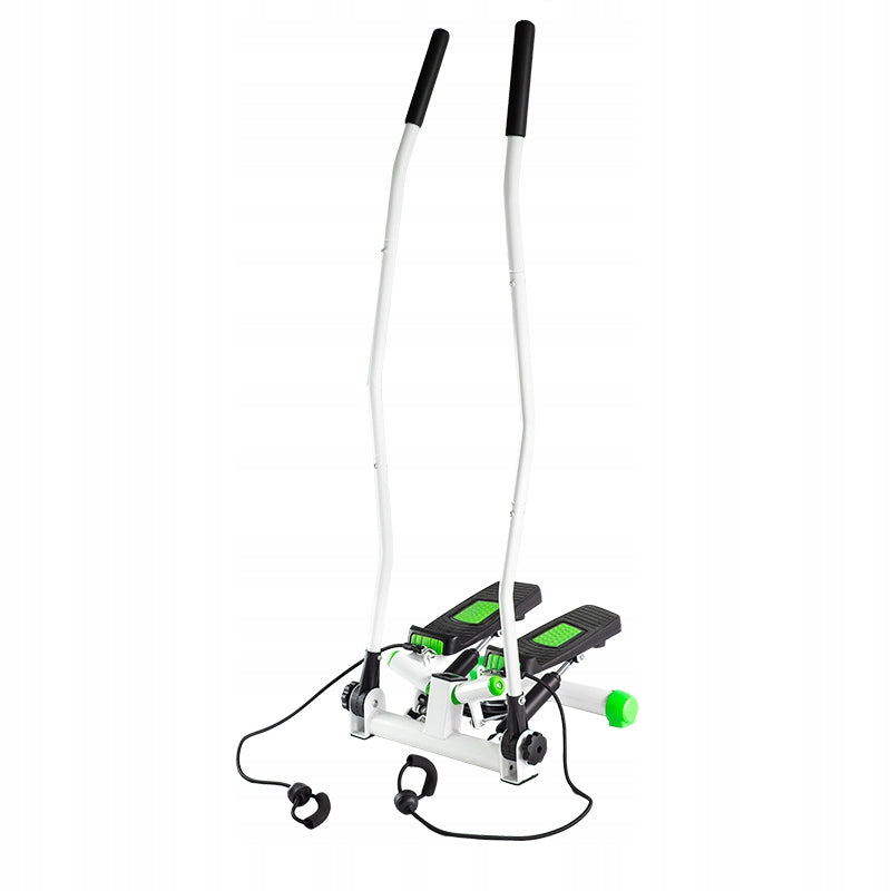 S3085 GREEN AND WHITE SLANTED STEPPER WITH ARMS AND LINKS HMS
