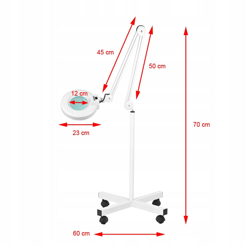 S4 led magnifier lamp + led tripod reg. light intensity Brand Activ