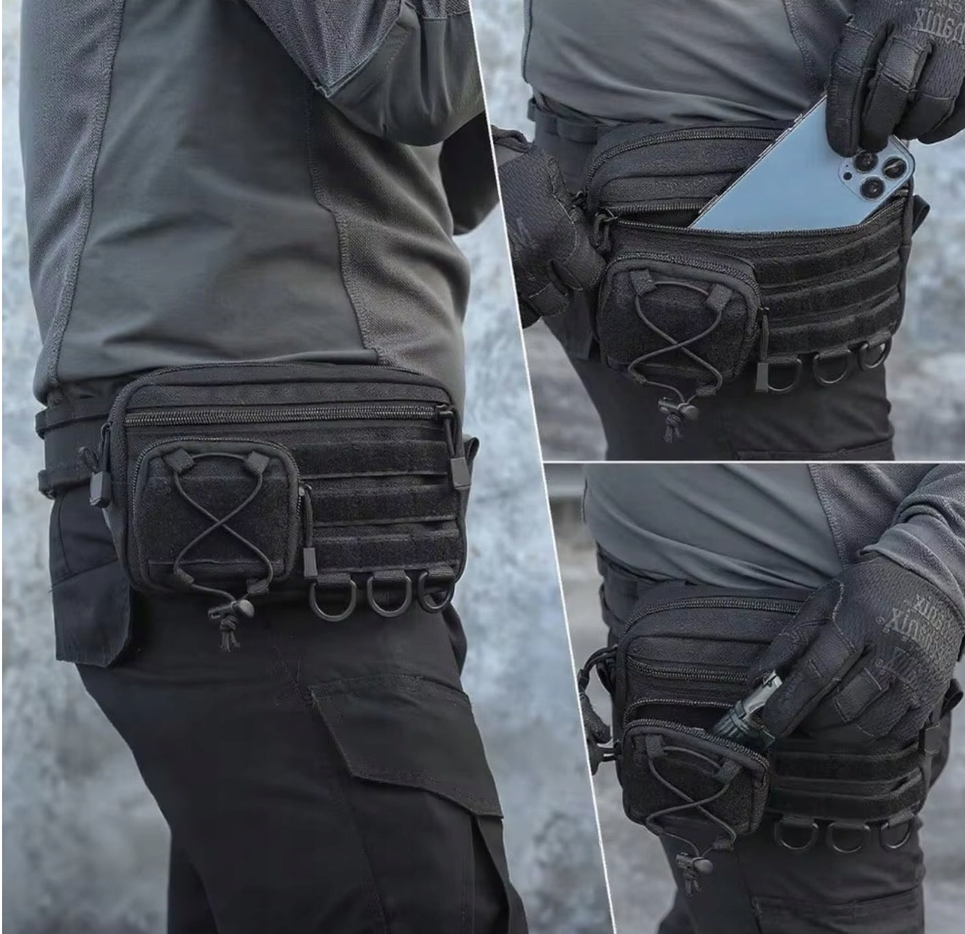 SACHET BUM BAG MILITARY HIP FOR MOLLE BELT EDC EMT MILITARY STRAPS Manufacturer code NT2CZ