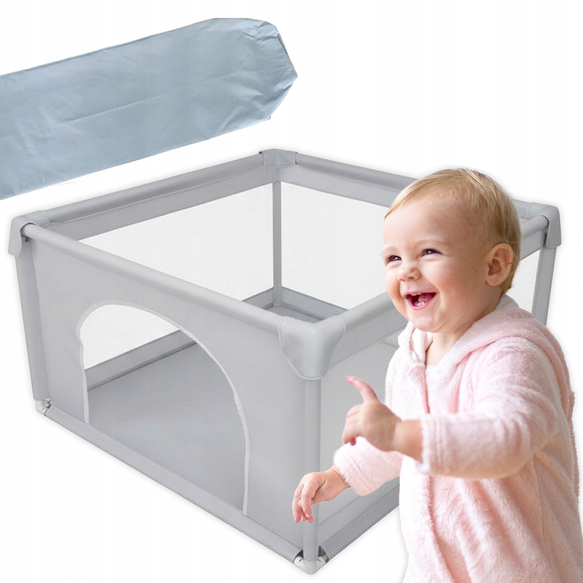 SAFE PLAYPEN FOR BABY 120x120 CHILDREN INFANTS BAG POOL DRY