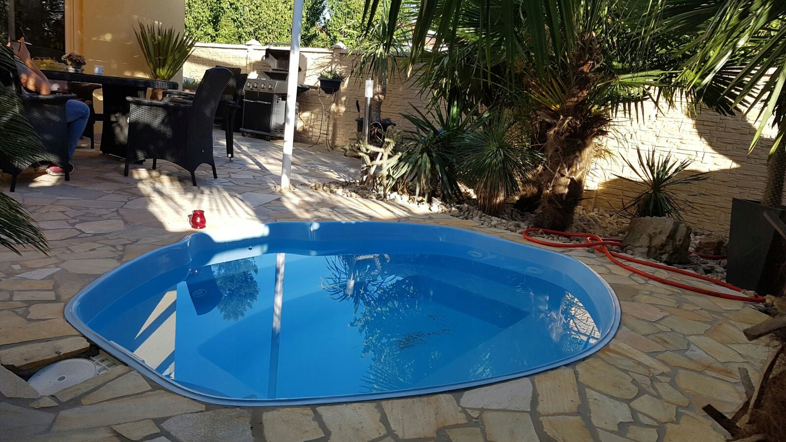 SALE Polyester Garden Pool 2.85x2.3x0.85 Digging Pools SET Brand PoolsFACTORY GROUP