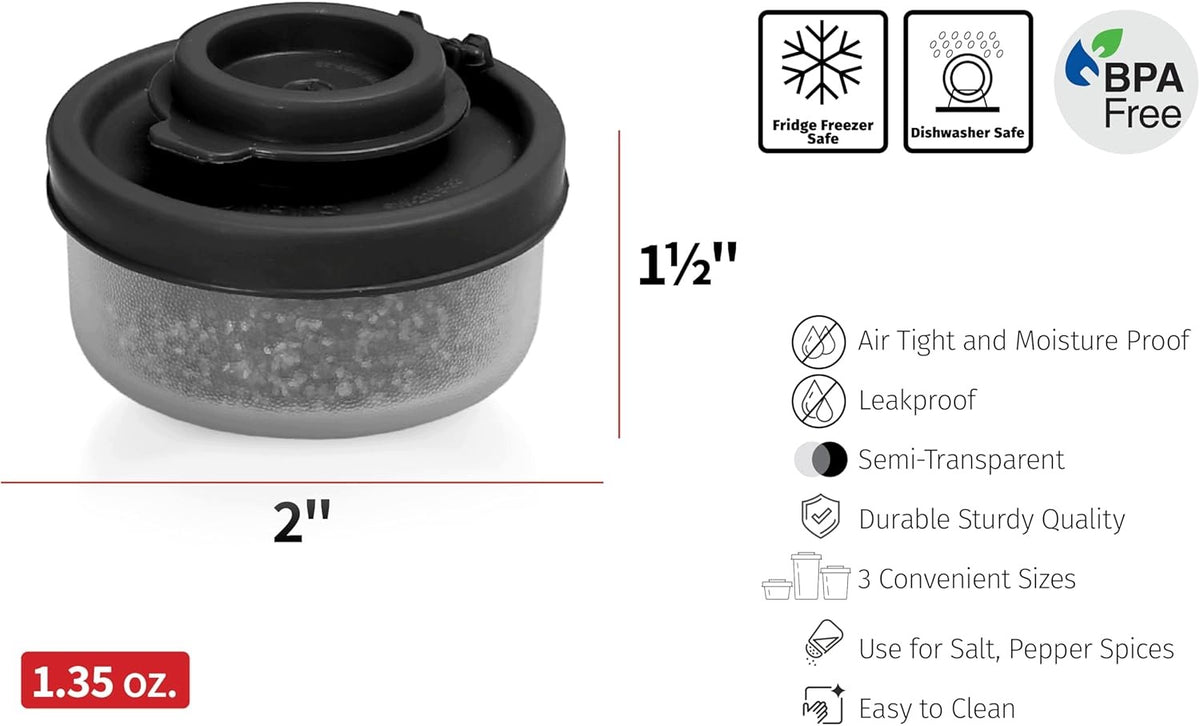 SALT SHAKER PEPPER SHAKER SET OF 2 MINI TOURIST CAMPING Brand no brand