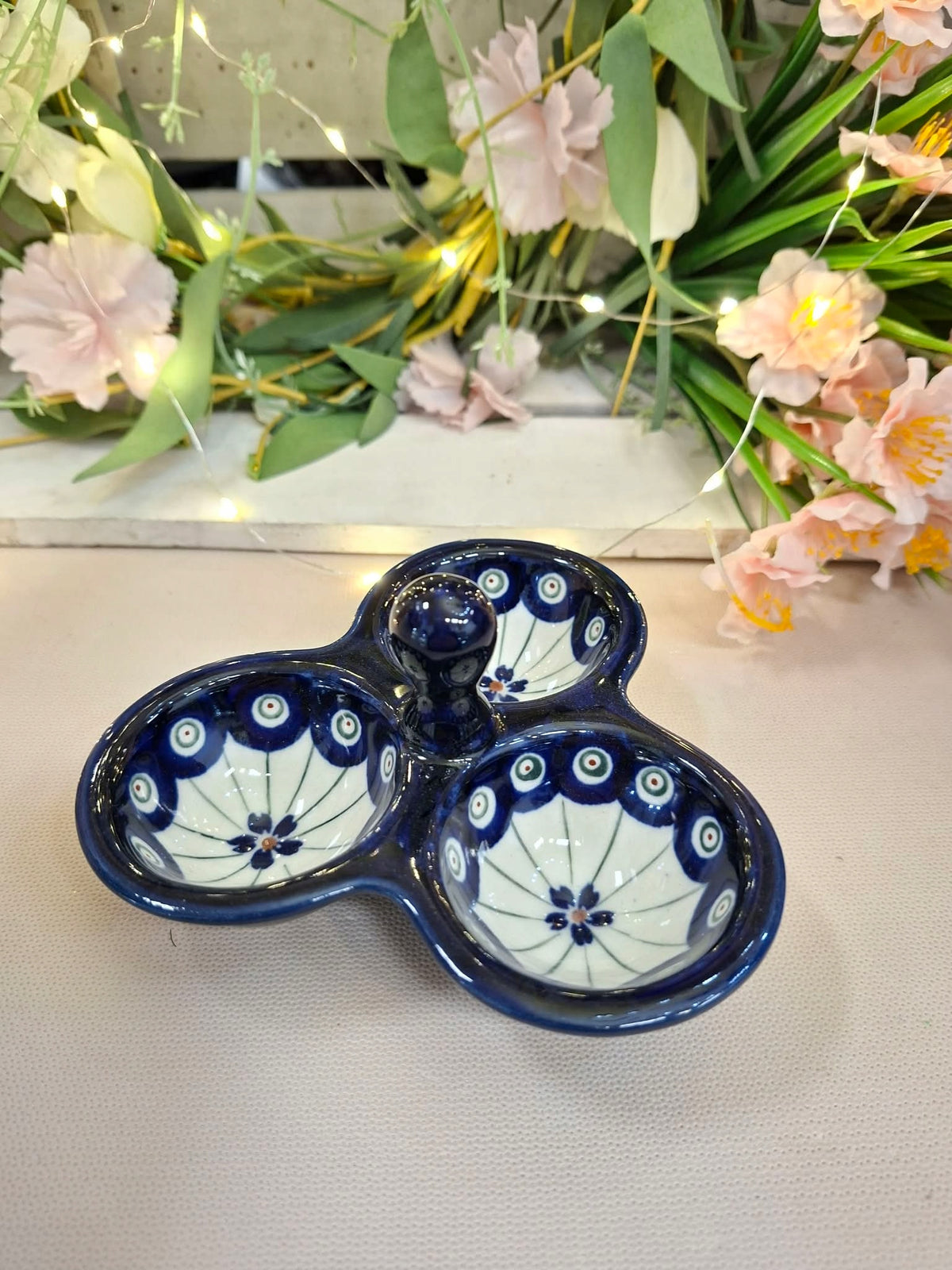 SALT SHAKER WITH SPOON 1010 BOLESŁAWIEC DEK 166 1 PCS