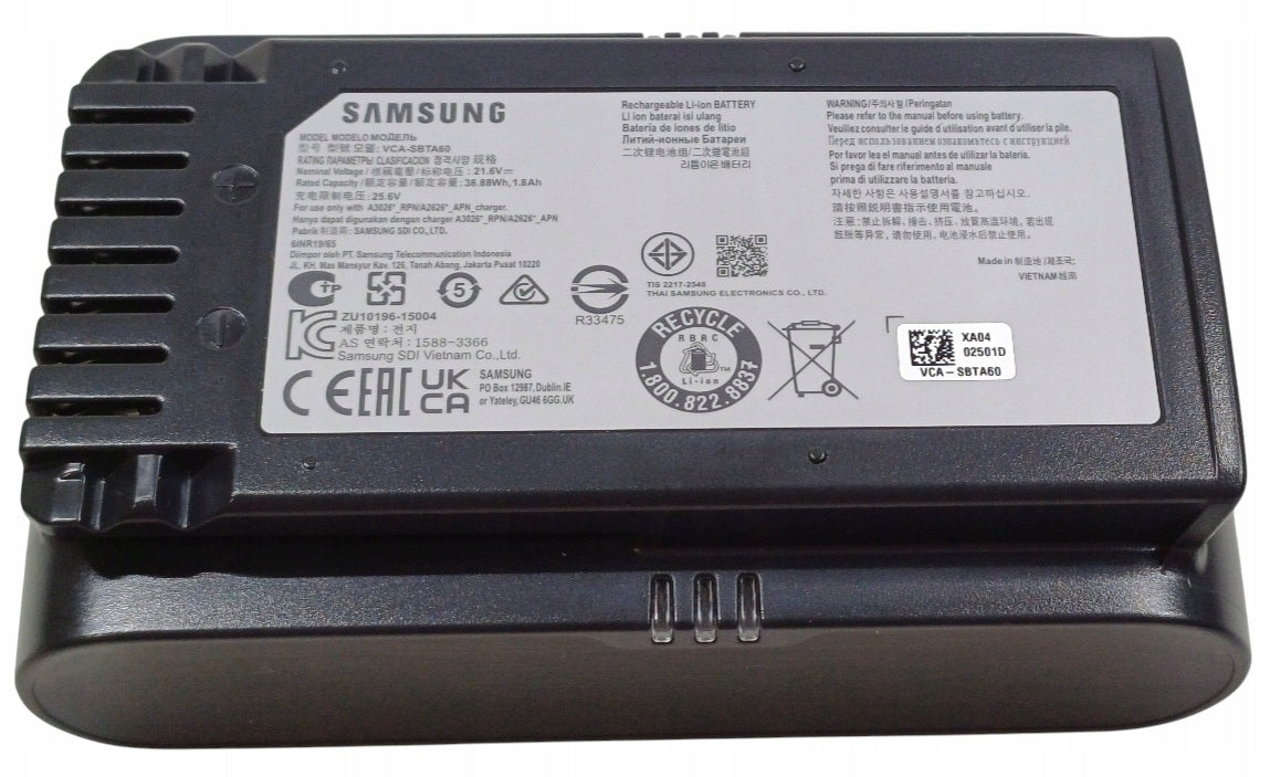 SAMSUNG JET 65 battery for upright vacuum cleaner ORIGINAL Manufacturer Samsung
