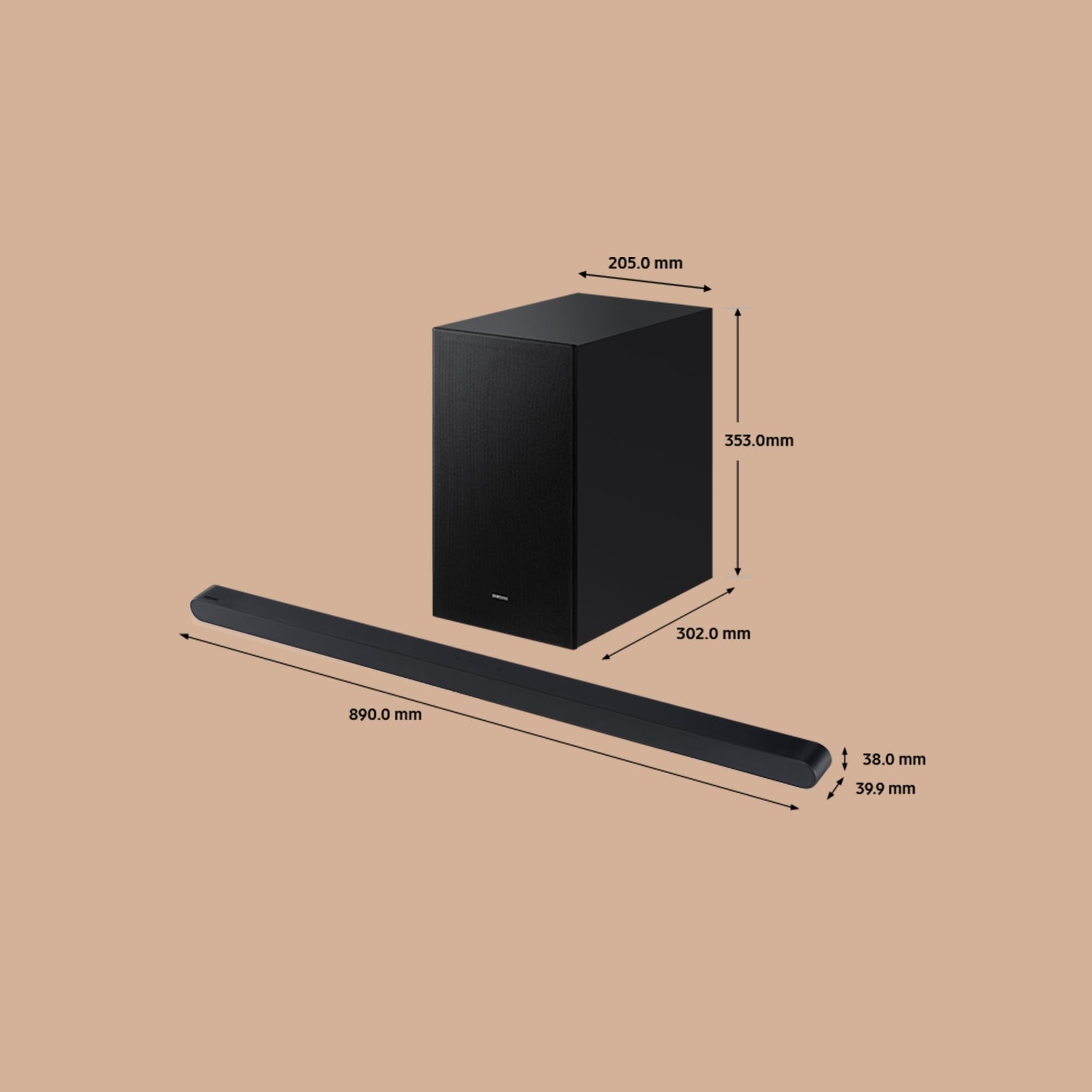 SAMSUNG Soundbar HW-S700D/ZF 2024 - Ultra Slim Design Wireless Dolby EAN (GTIN) 8806095473352