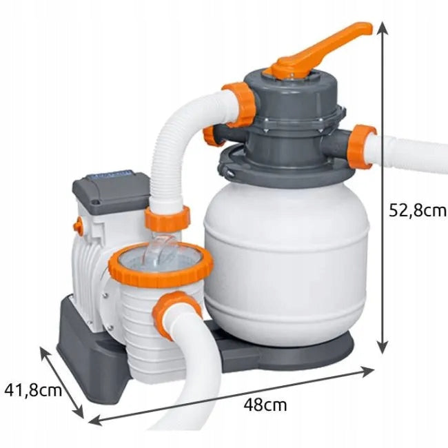 SAND PUMP FOR POOL BESTWAY 58497 5678L/H FILTER SAND TIMER Brand no brand