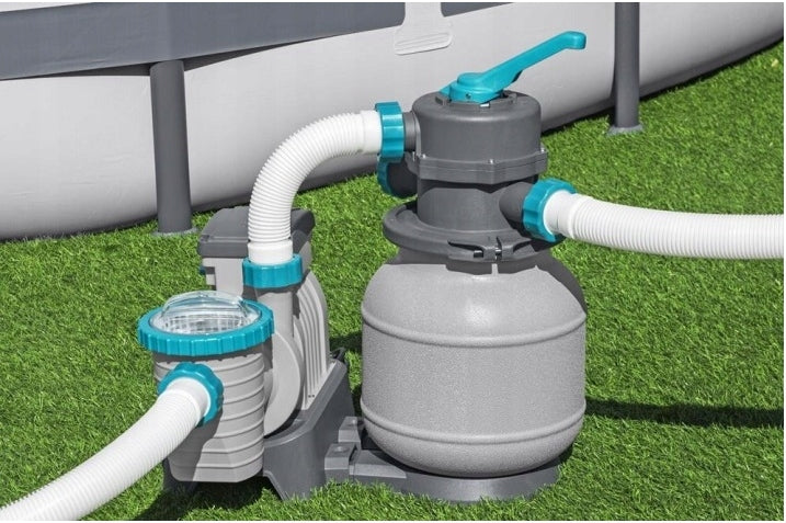 SAND PUMP FOR POOLS 6056 L/h BESTWAY 58497 + HOSES + ADAPTER EAN (GTIN) 5901736090103
