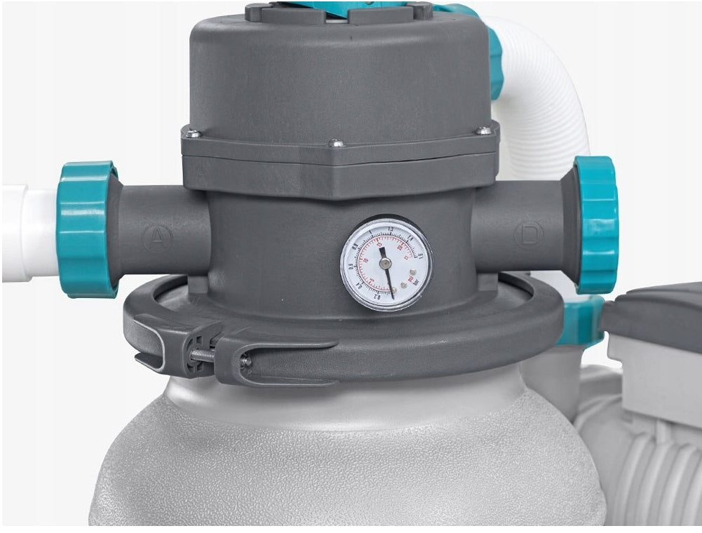 SAND PUMP FOR POOLS 6056 L/h BESTWAY 58497 + HOSES + ADAPTER Product weight with unit packaging 11.79 kg