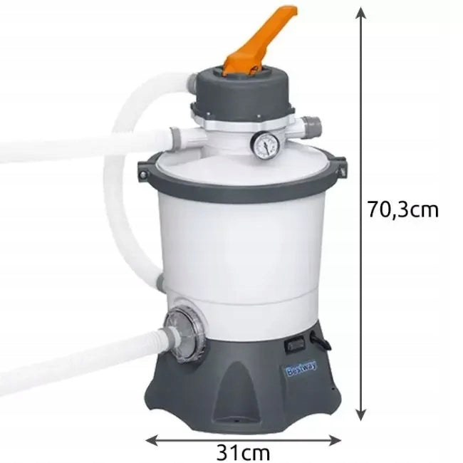 SAND PUMP FOR SWIMMING POOL BESTWAY 58515 3028L/H SAND FILTER 85 IN SWIMMING POOL Manufacturer code 58515