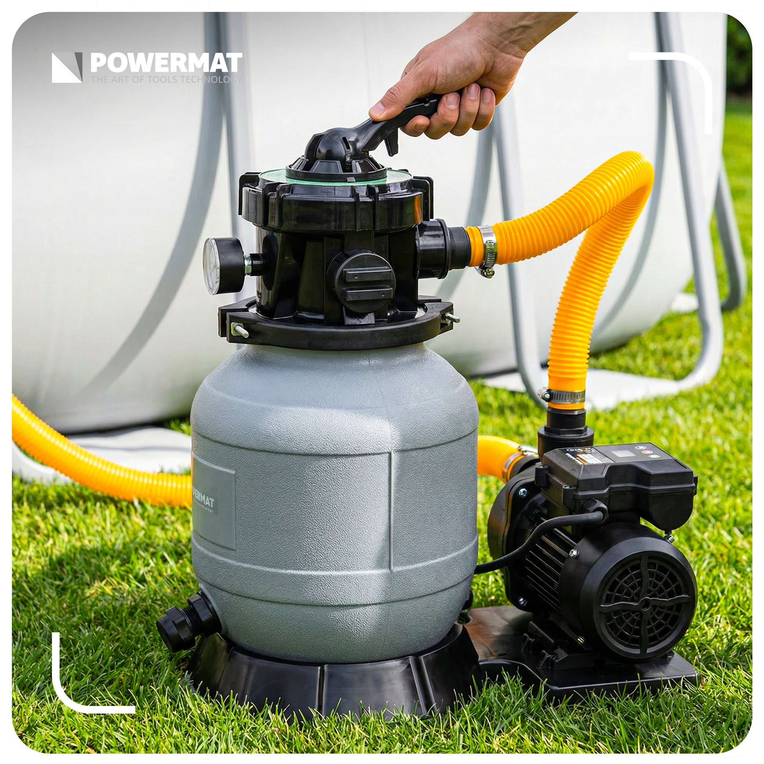 SAND PUMP FOR SWIMMING POOL FILTERING POOL 7900l/h FILTER 250W