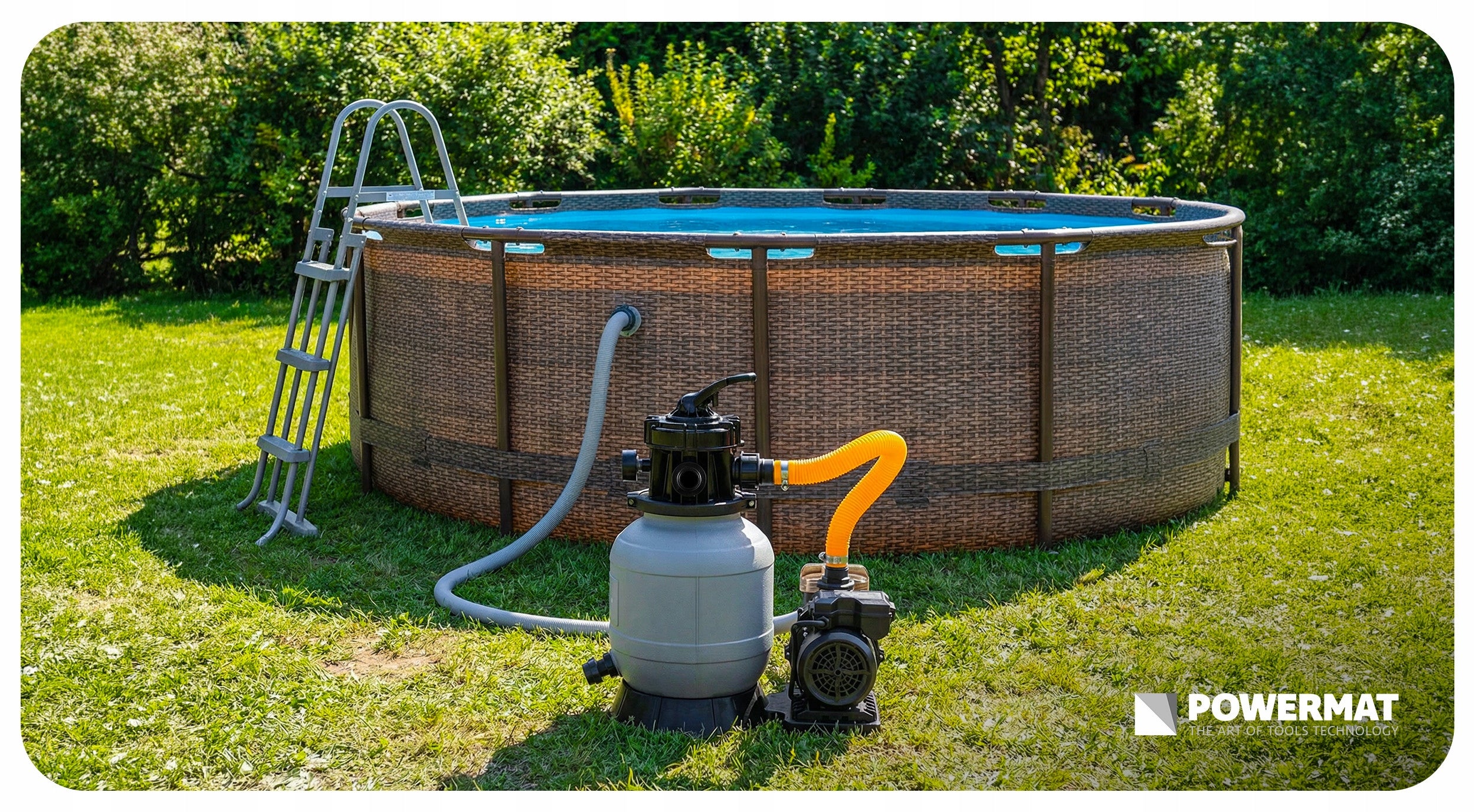 SAND PUMP FOR SWIMMING POOL FILTERING POOL EFFICIENT 10000 l/h FILTER 400W Output 10000 l/h