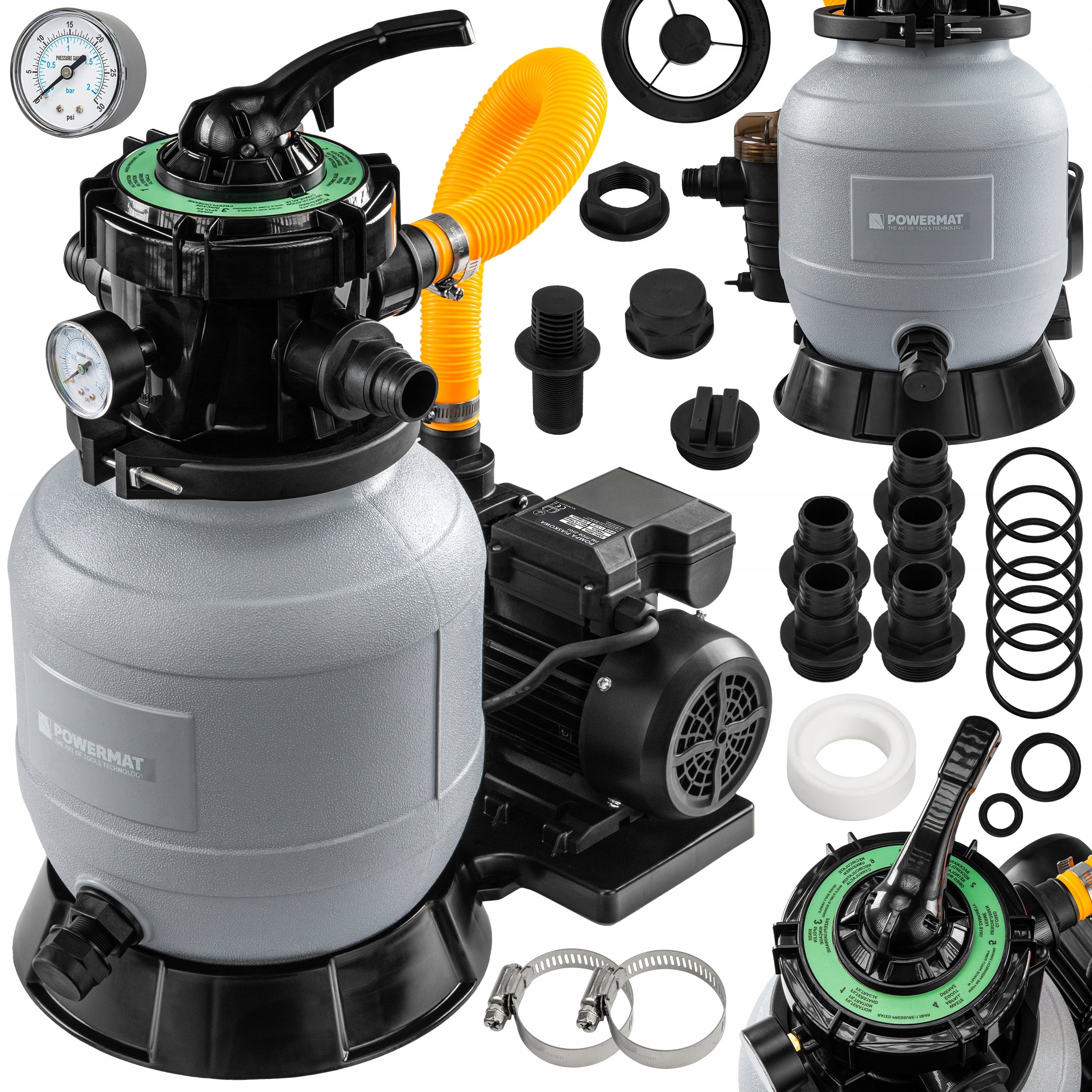 SAND PUMP FOR SWIMMING POOL FILTERING POOL EFFICIENT 10000 l/h FILTER 400W