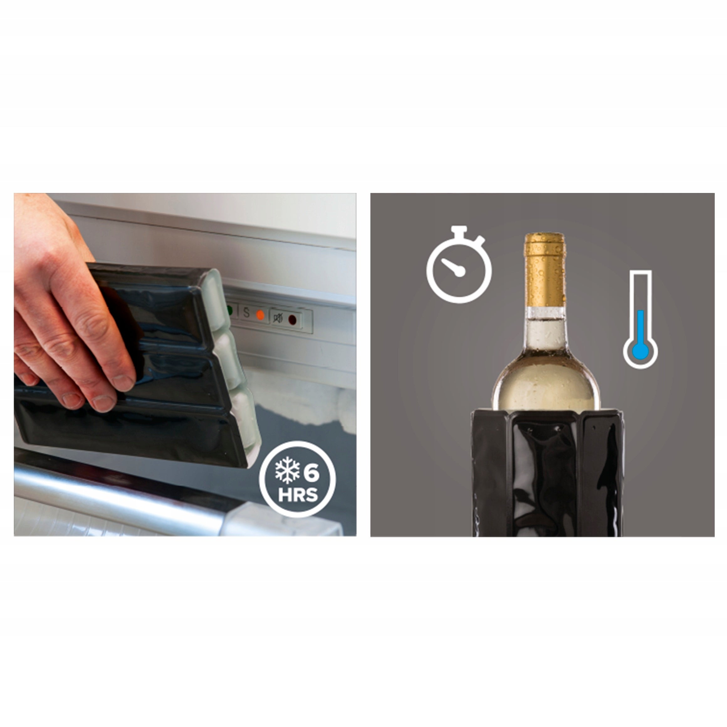 SAND Patern Active Wine Cooling Sleeve Manufacturer Vacu Vin