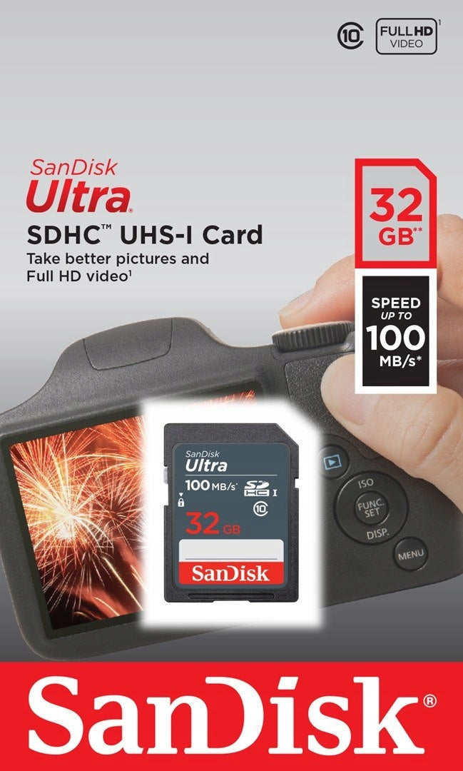 SANDISK ULTRA SDHC 32GB 100MB/s Manufacturer SanDisk
