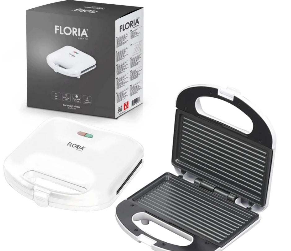 SANDWICH MAKER WHITE ZLN0830 21,5x21,5x8,5cm Dominant color white