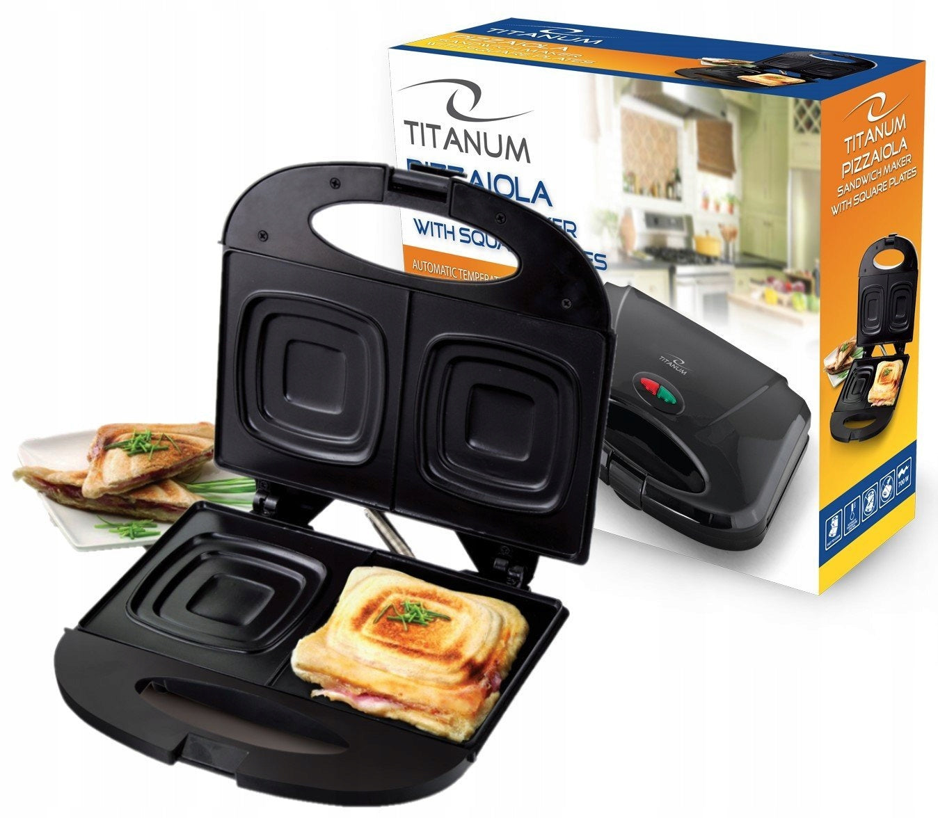SANDWICH TOASTER GRILL TWO TOAST SANDWICH 700W