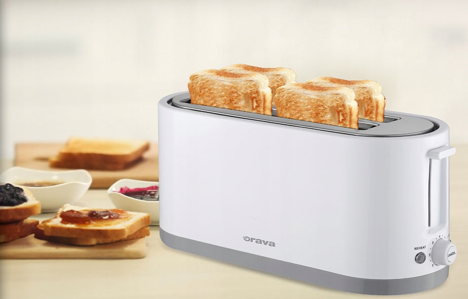 SANDWICH TOASTER OVEN FOR 4 TOASTS HR-125 ORAVA WHITE 1400W Power rating 1400 W