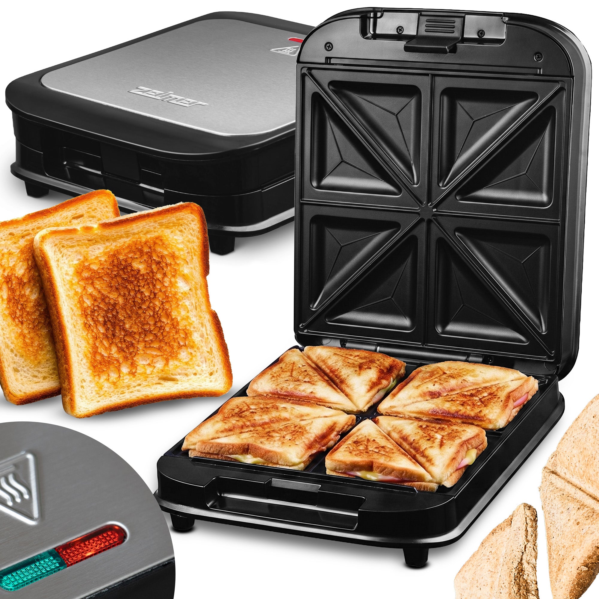 SANDWICH TOASTER ZELMER ZSM7410 1200W
