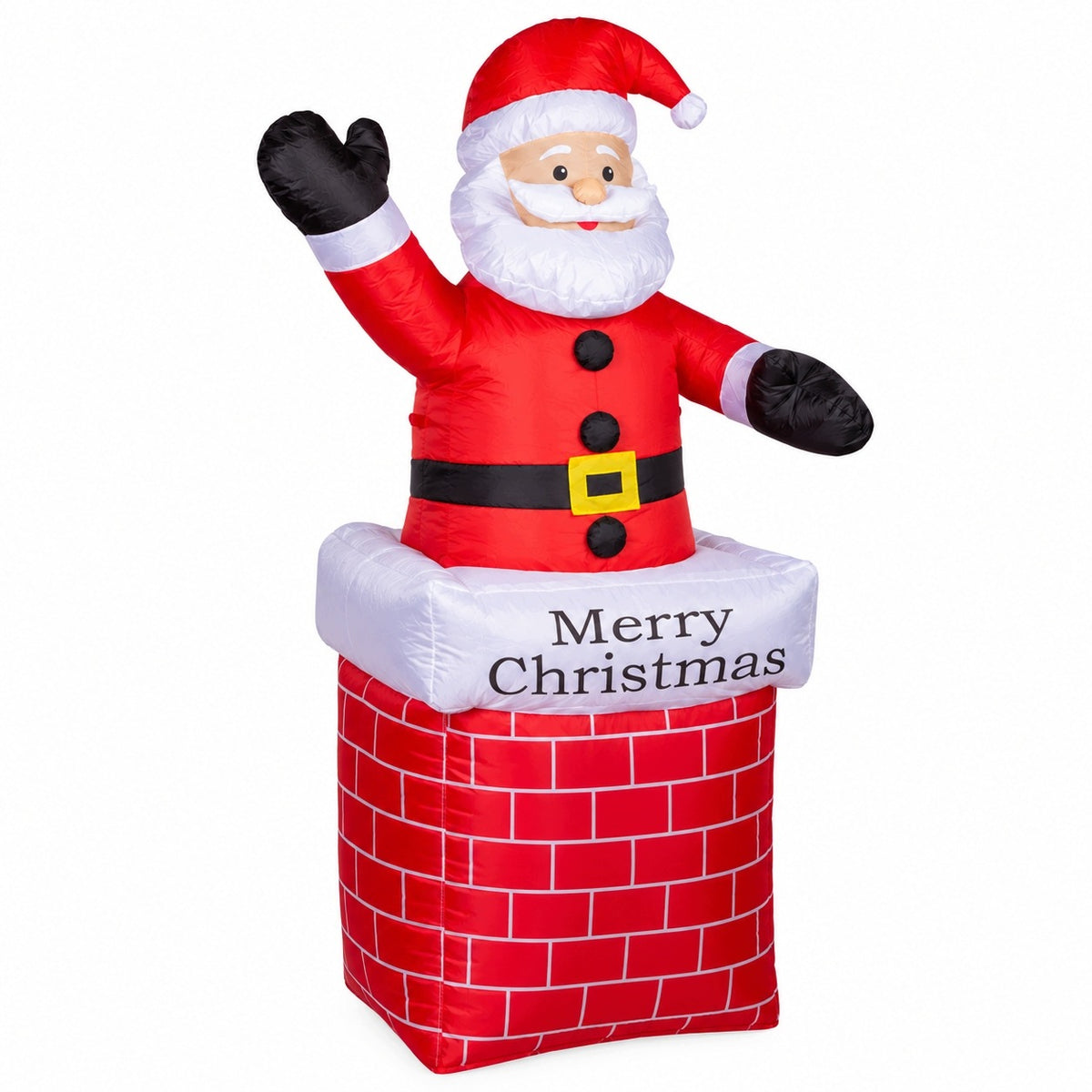 SANTA CLAUS INFLATABLE CHRISTMAS DECORATION LED GARDEN ORNAMENT XXL 210 cm