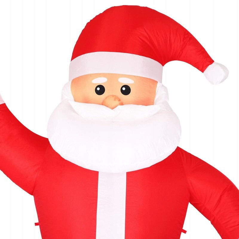 SANTA CLAUS INFLATABLE PUMPED GLOWING ORNAMENT 250cm Brand Wideshop