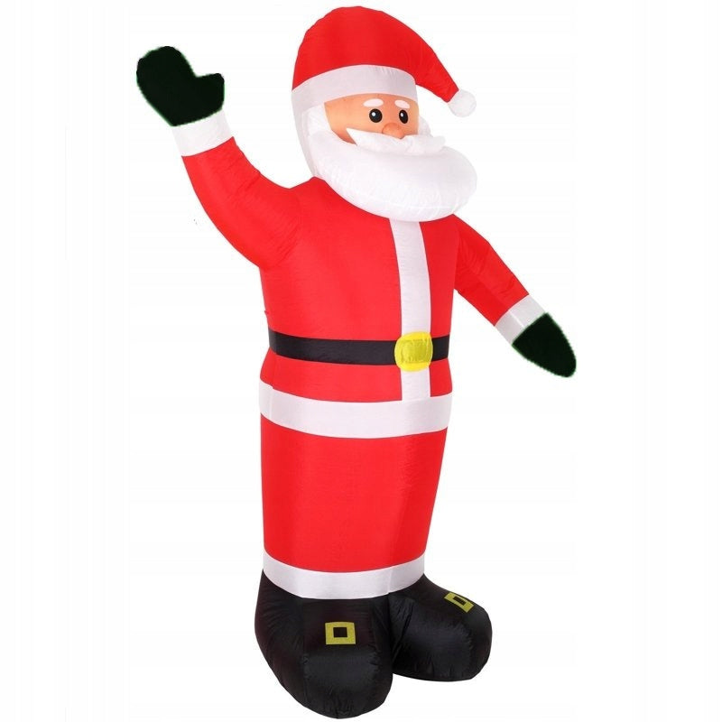SANTA CLAUS INFLATABLE PUMPED GLOWING ORNAMENT 250cm