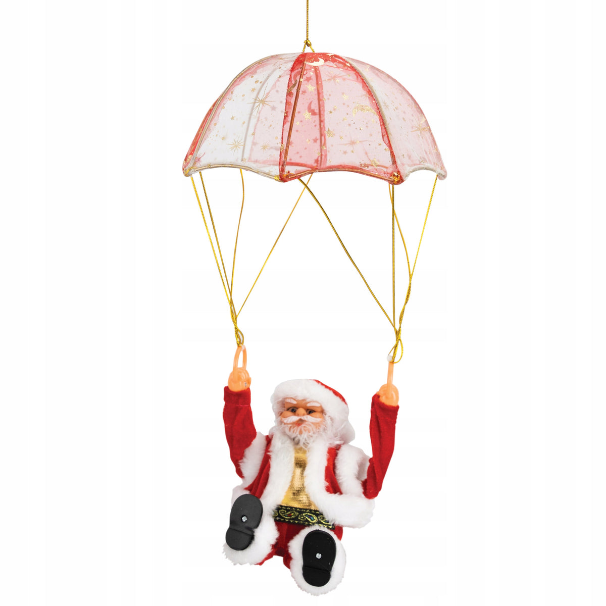 SANTA CLAUS PLAYING SINGER MAKES PARACHUTE FIKOŁKI