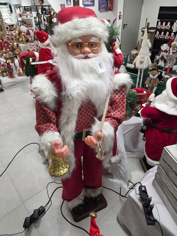 SANTA CLAUS SINGING - DANCING 150 CM *5133