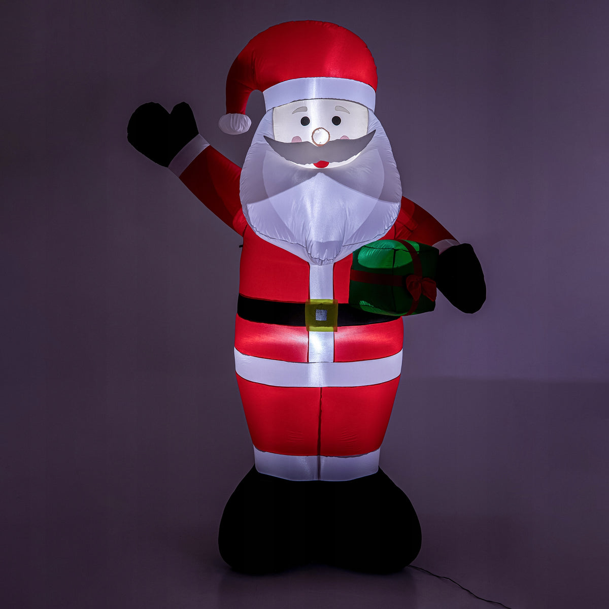 SANTA Inflatable GLOWING LARGE Pumped LED 242cm Blower JUMIhome Packaging status original