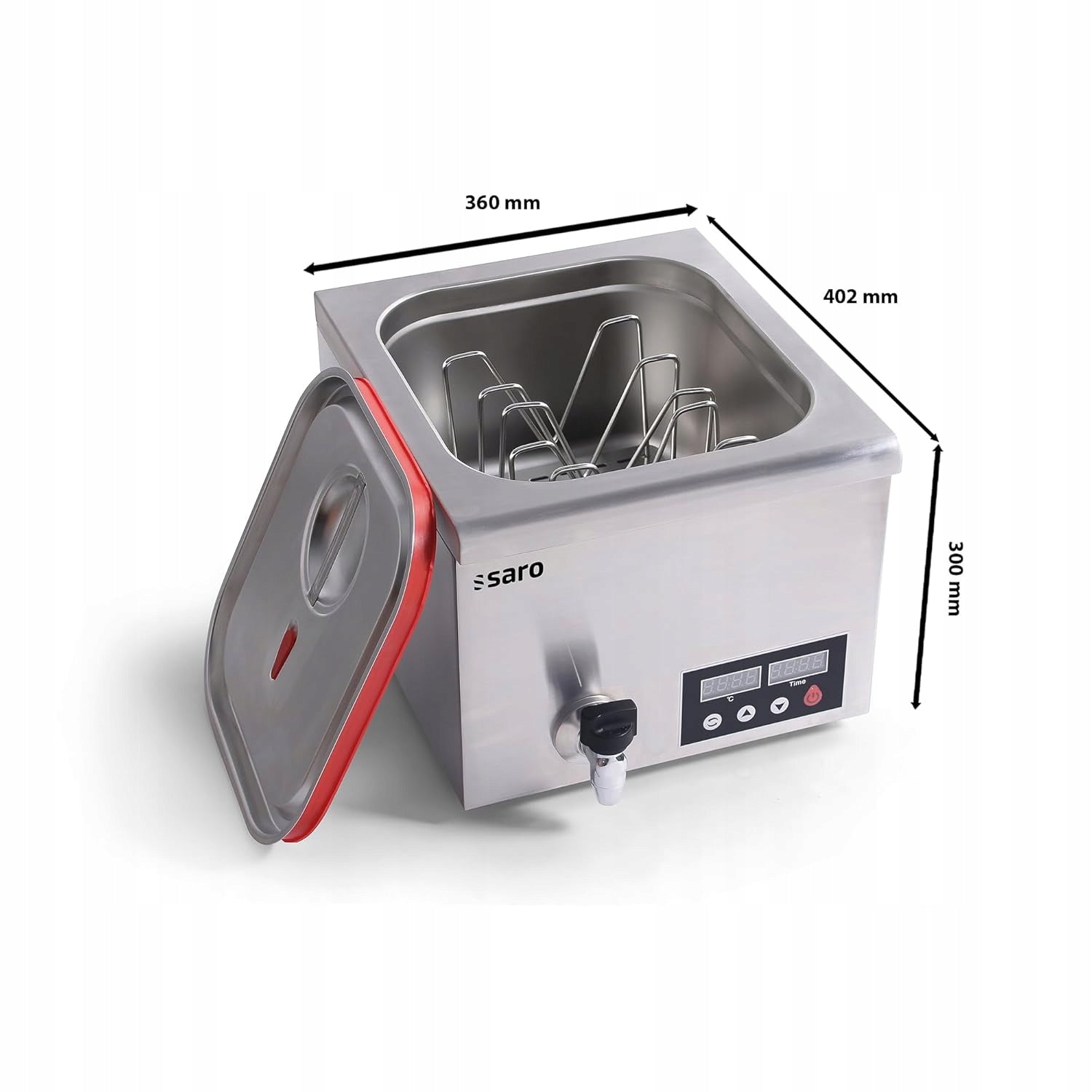 SARO RIVOLI cooking appliance sous vide 14L GN 2/3 stainless steel Packaging status original