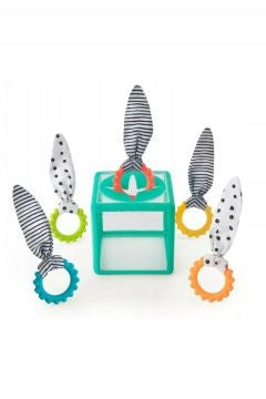SASSY MANIPULATIVE SENSORY CUBE FOR PLAYING MONTESSORI FOR CHILDREN Color green