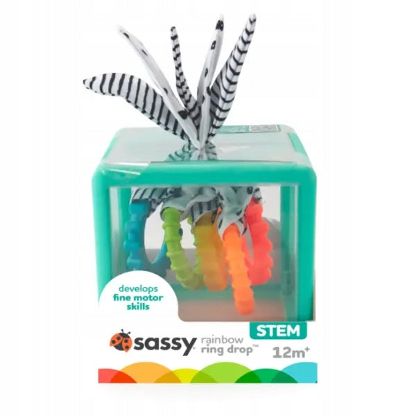 SASSY MANIPULATIVE SENSORY CUBE FOR PLAYING MONTESSORI FOR CHILDREN