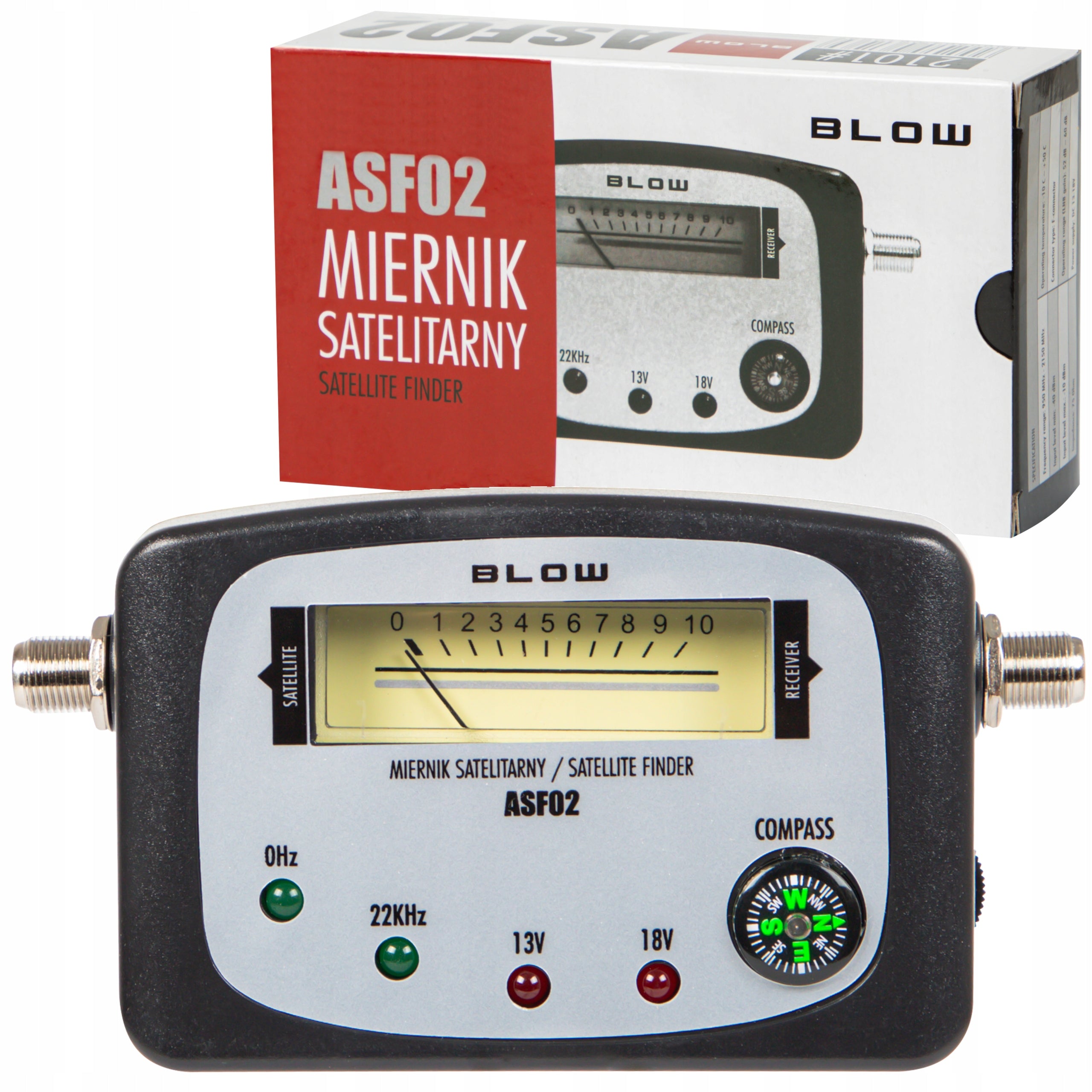 SAT SIGNAL METER BLOW TVF10 TV SIGNAL FINDER SATELLITE