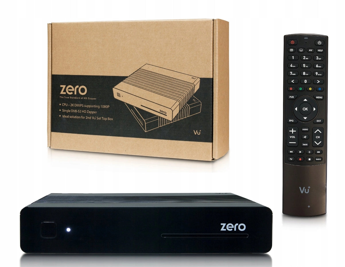 SAT Tuner Vu+ Zero HD Black DVB-S2 Single Linux E2