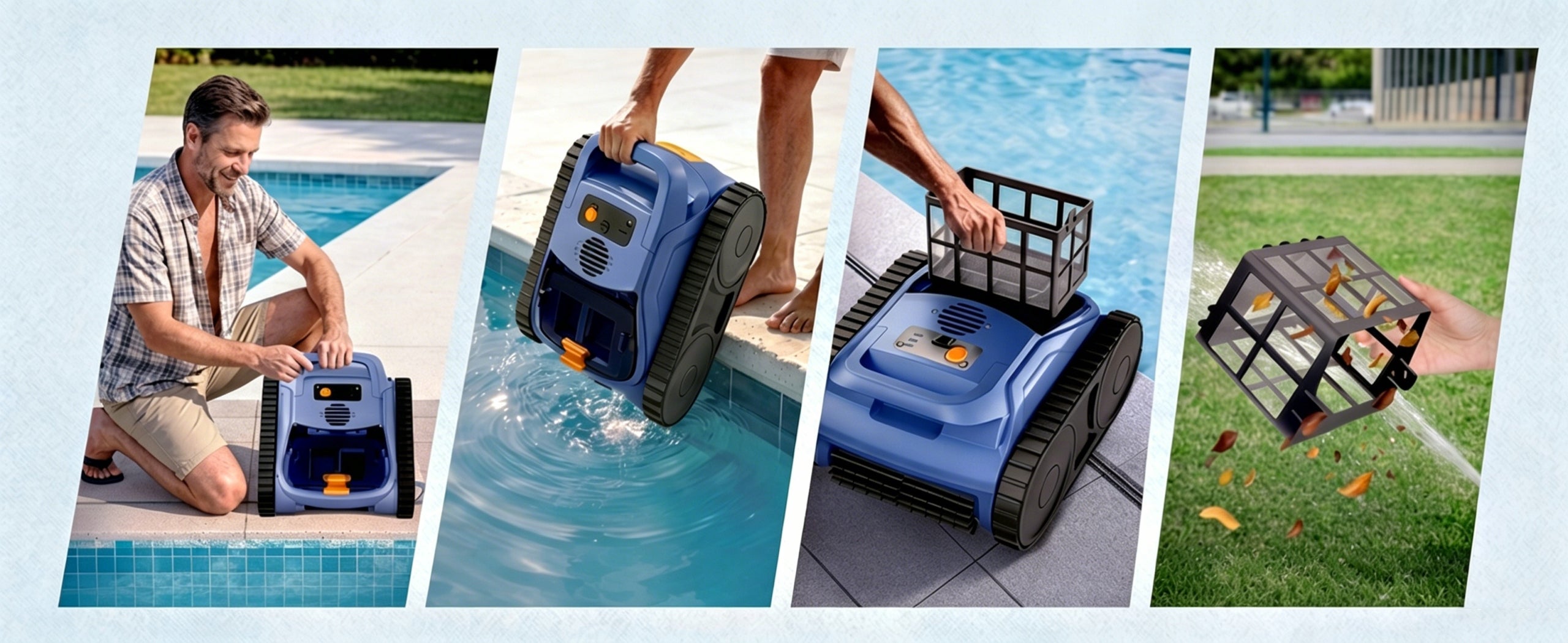 SAT20 PRO pool robot wireless pool robot 200m² 180min Batteries included yes