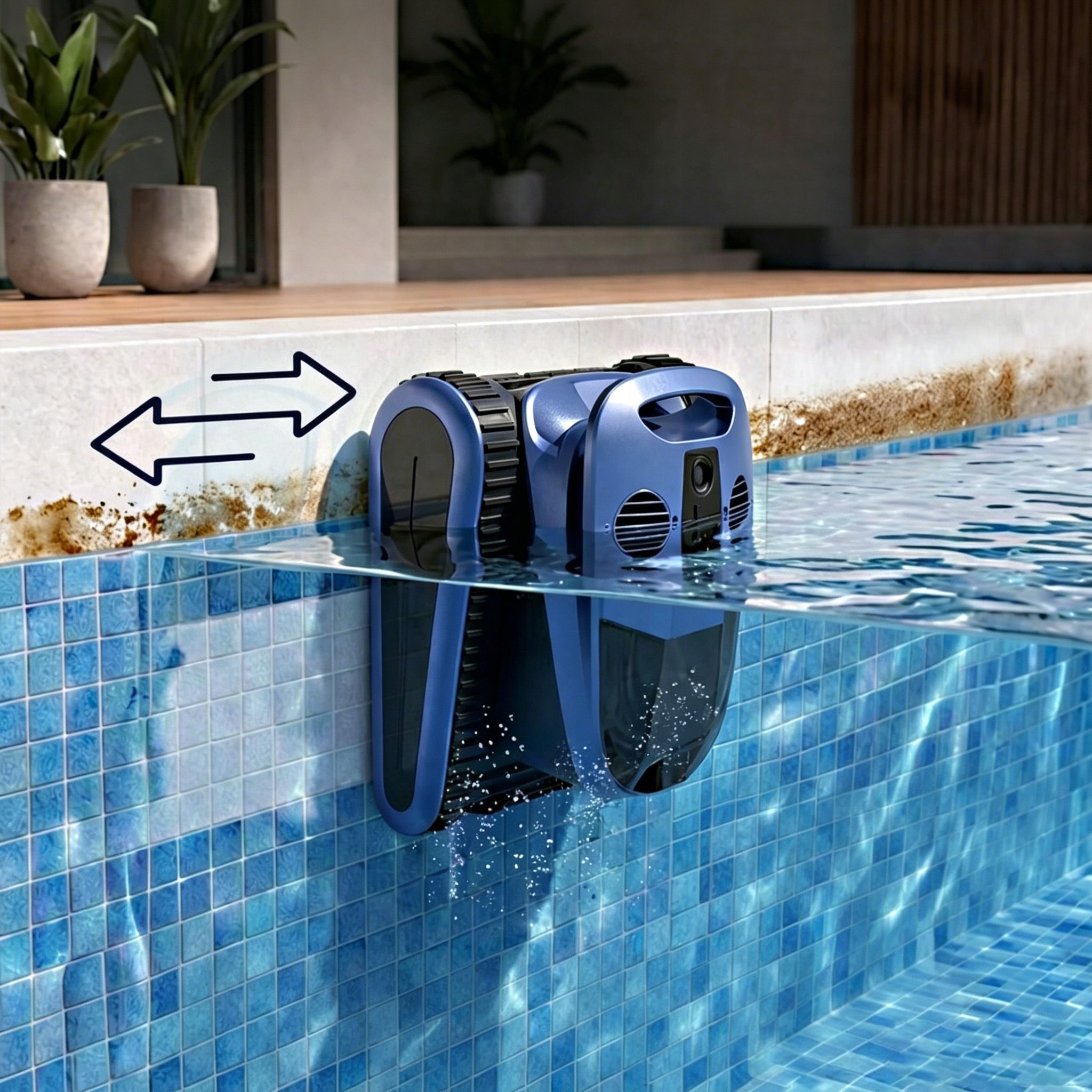 SAT40 pool robot 22.2V 10400mAh 4h APP Bluetooth 300m² Manufacturer code SAT40 robot basenowy Bluetooth APP 300m²