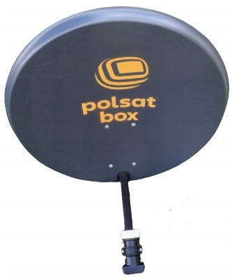 SATELLITE ANTENNA CYFROWY POLSAT BOX HD ORIGINAL 70 cm Graphite Packaging status original