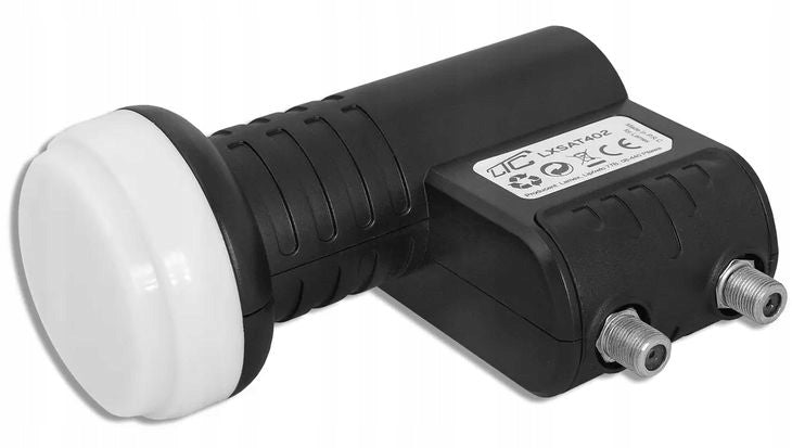SATELLITE CONVERTER 4K DOUBLE TWIN 2 SOCKETS PLUG FREEBIE Manufacturer code LXSAT402