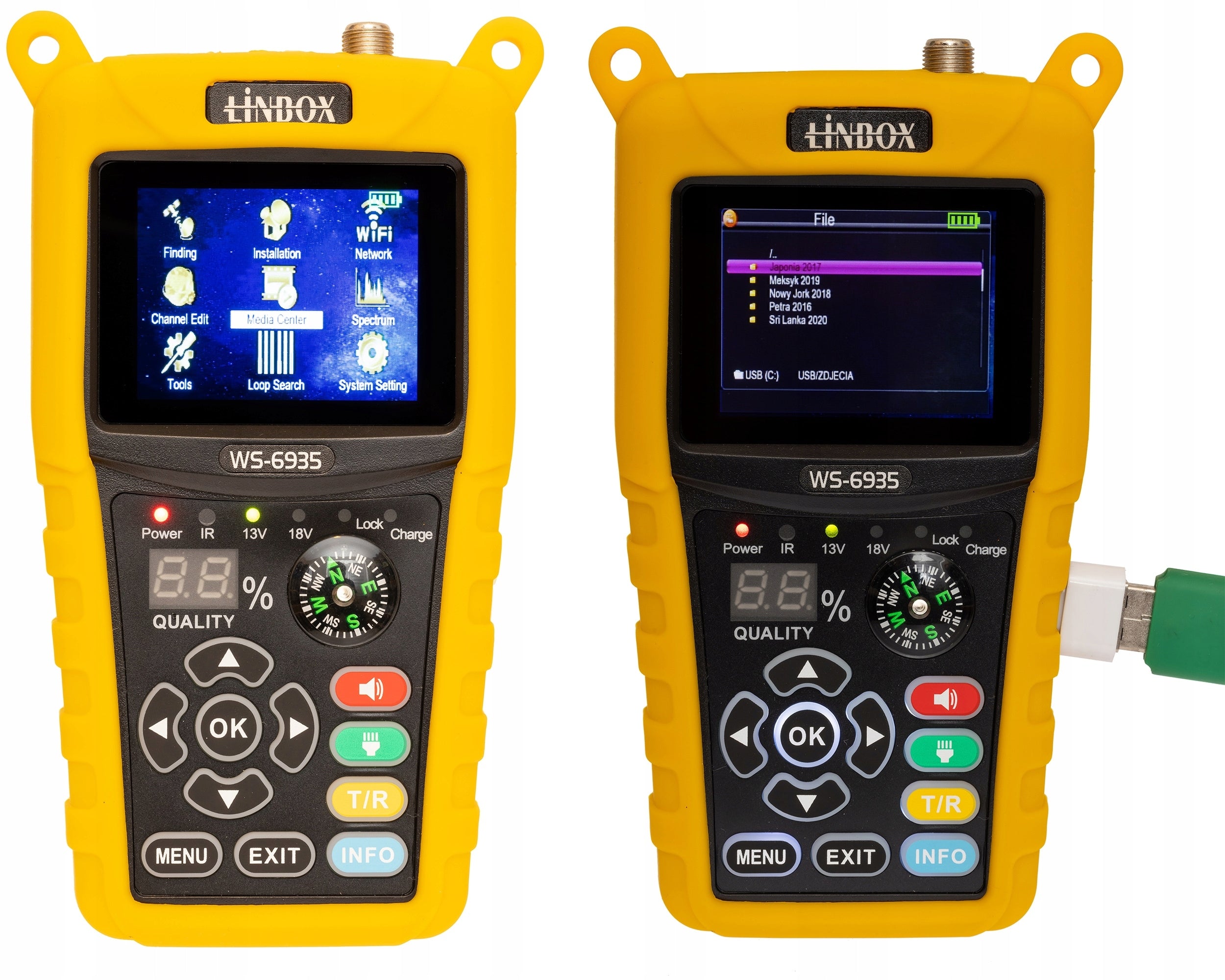 SATELLITE METER LINBOX WS-6935 DVB-S2 PREVIEW Brand Linbox