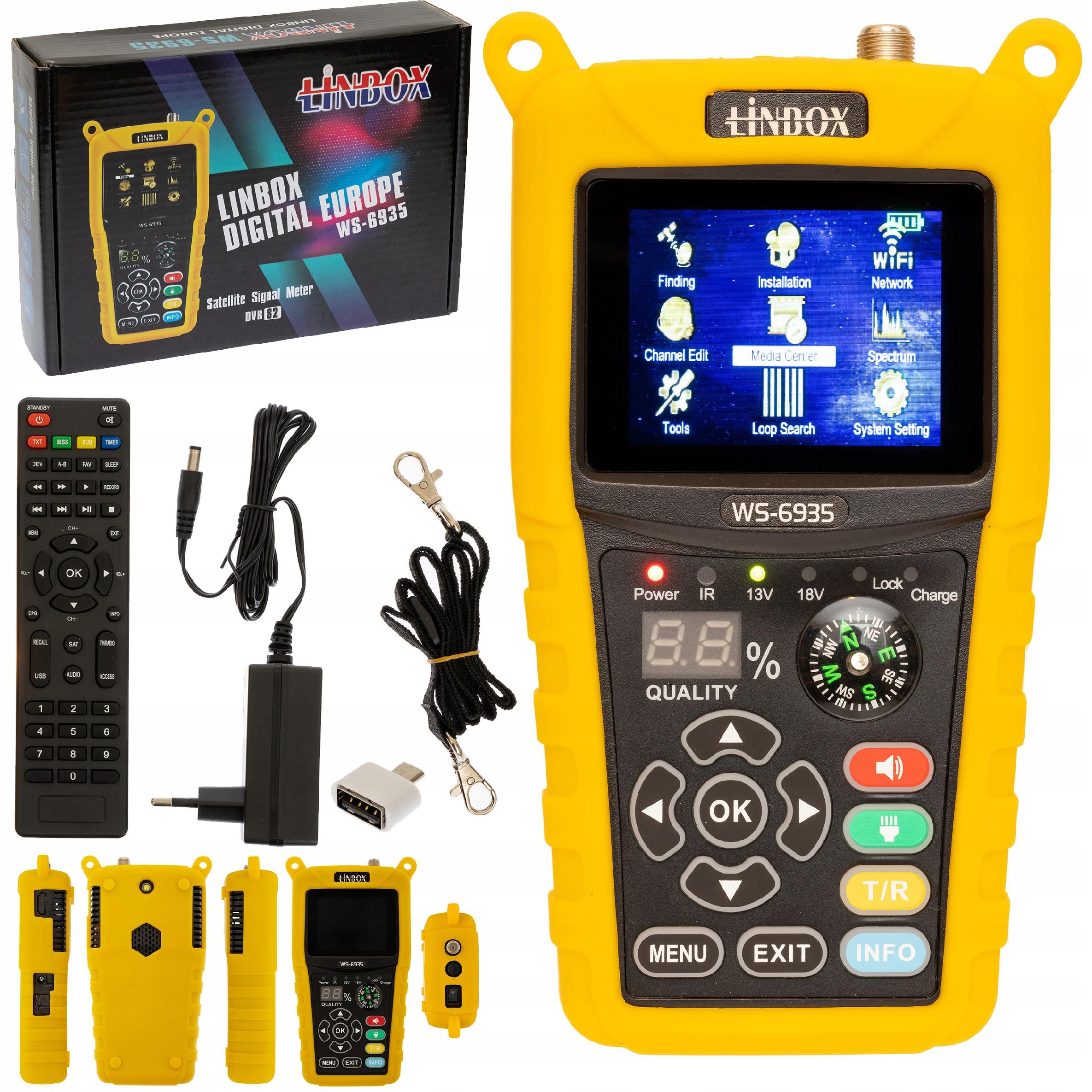 SATELLITE METER LINBOX WS-6935 DVB-S2 PREVIEW