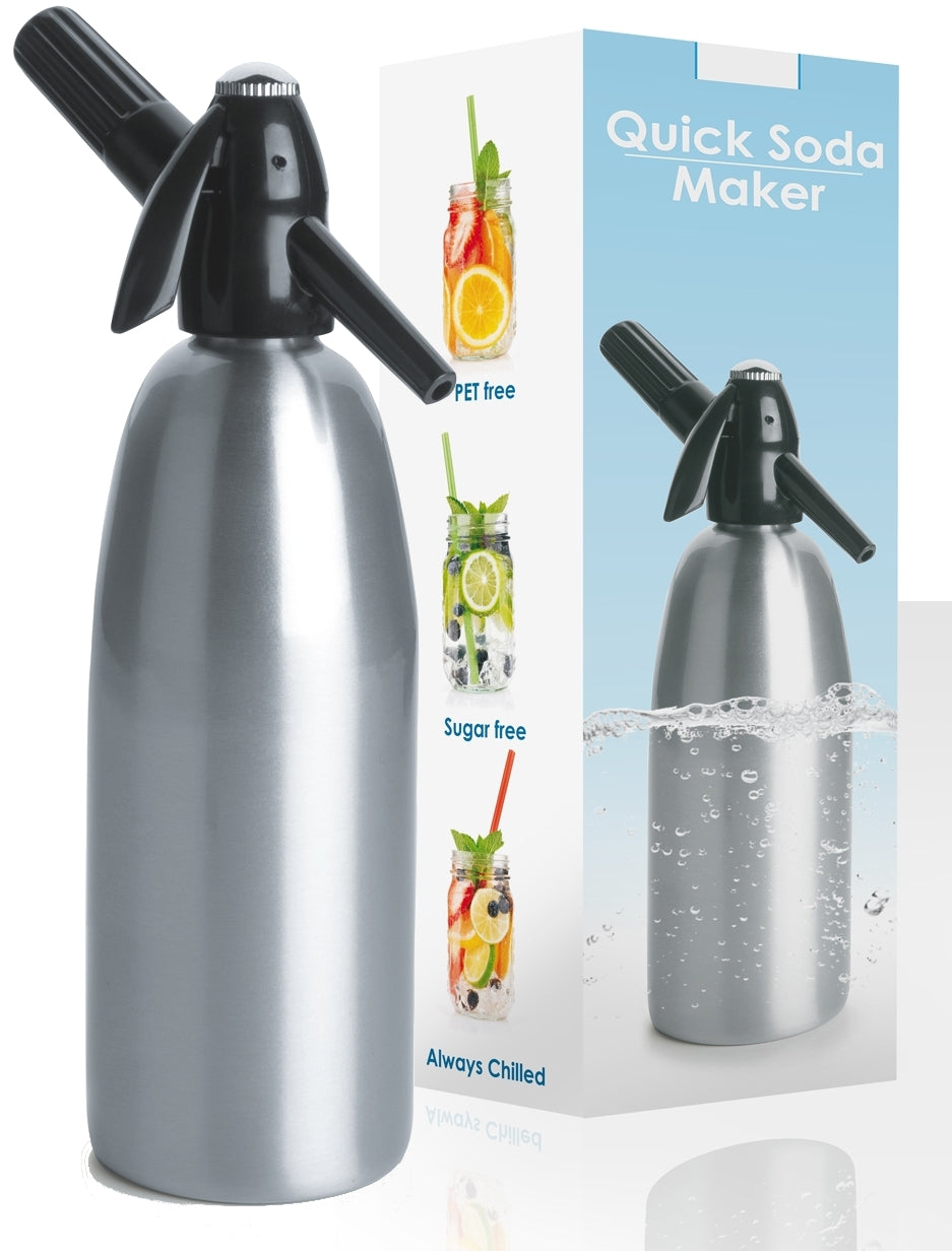 SATURATOR QUICK SODA SA-01A SILVER 1 LITER Brand Art