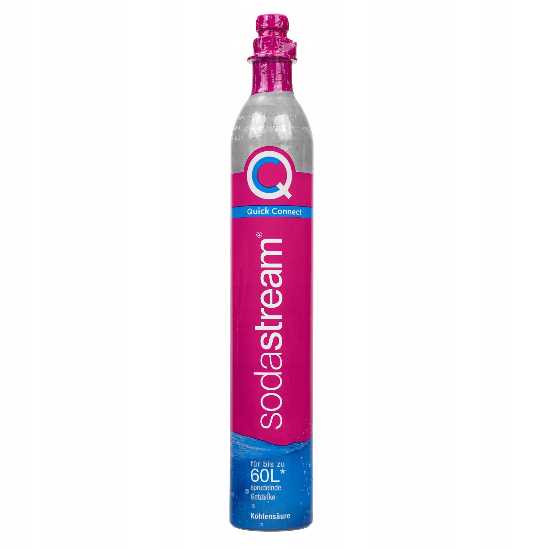 SATURATOR SODASTREAM ART BLUE ONE BOTTLE + CARTRIDGE FOR GASSING WATER Dominant color blue